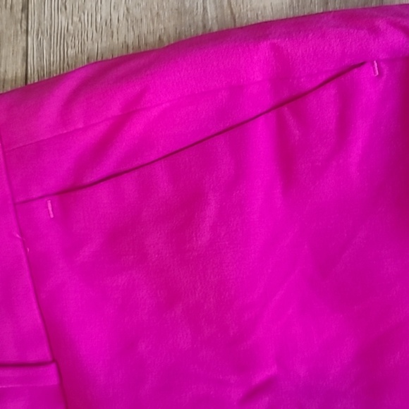 Wool! Hot Pink. Crop Avery Lined Pants. Banana Republic Sz 2 Excellent Condition - Picture 5 of 12